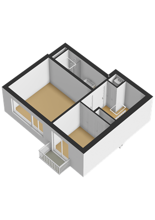 Floorplan - Dresselhuysstraat 16B02, 3039 ZJ Rotterdam